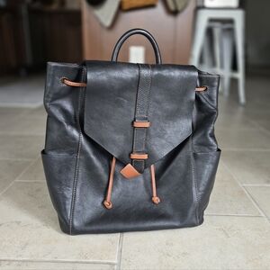 Vera Bradley Big Sky Leather Backpack